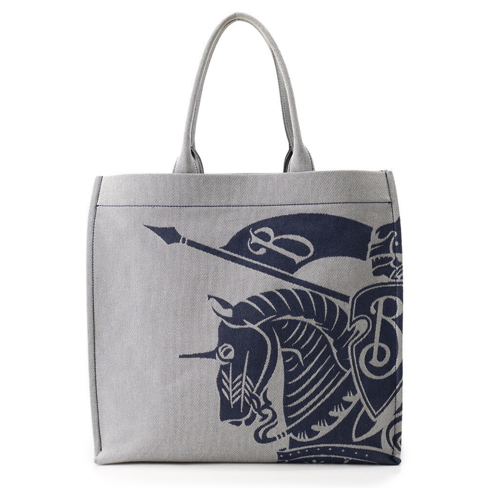Burberry Square Horse Canvas Tote Bag 8080749 BURBERRY Handbag